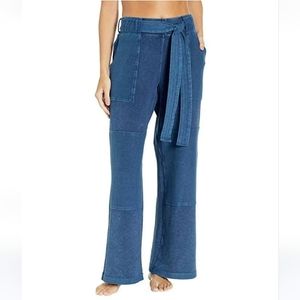 FP Movement by Free People Knock Out Wide-Leg Pant Sz XS Blue